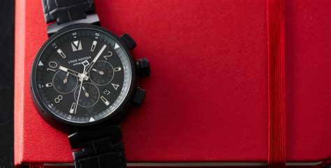 louis vuitton tambour all black chronograph|Louis Vuitton tambour 40mm.